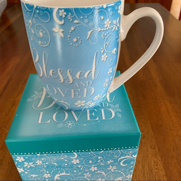 NWOT Faithfully Yours Blessed and Loved Mug - Picture 2 of 8